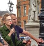 Maxine Peake reads out Peterloo message from Mike Leigh